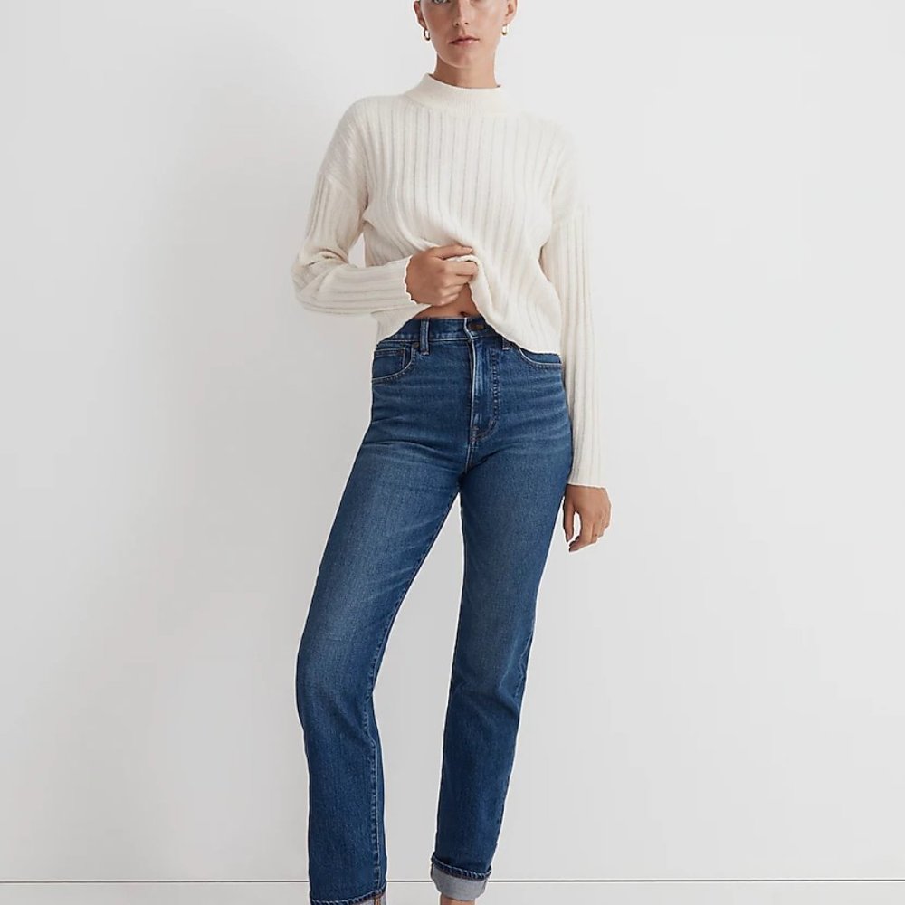 Madewell 90's Straight Jean in Penwood Wash: BCRF Selvedge Edition NWT